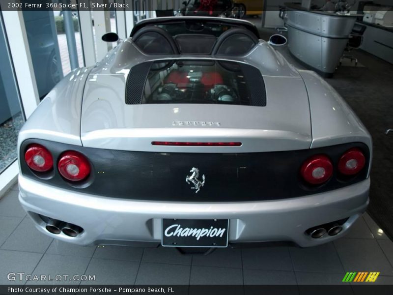 Silver / Black 2002 Ferrari 360 Spider F1