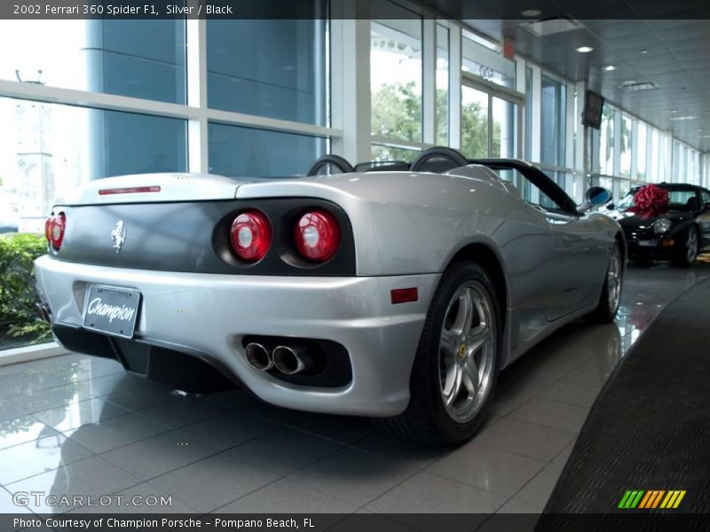 Silver / Black 2002 Ferrari 360 Spider F1