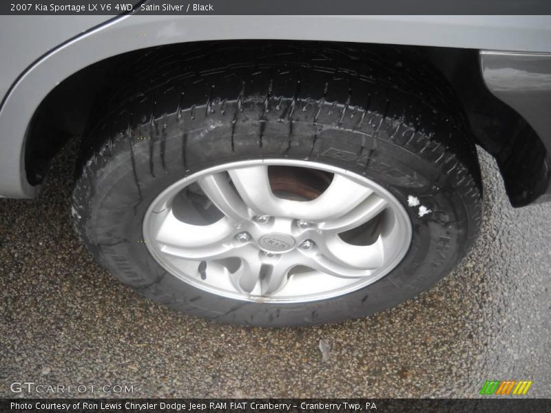 Satin Silver / Black 2007 Kia Sportage LX V6 4WD