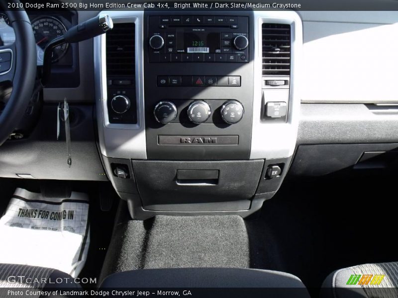 Bright White / Dark Slate/Medium Graystone 2010 Dodge Ram 2500 Big Horn Edition Crew Cab 4x4