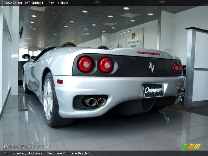 Silver / Black 2002 Ferrari 360 Spider F1