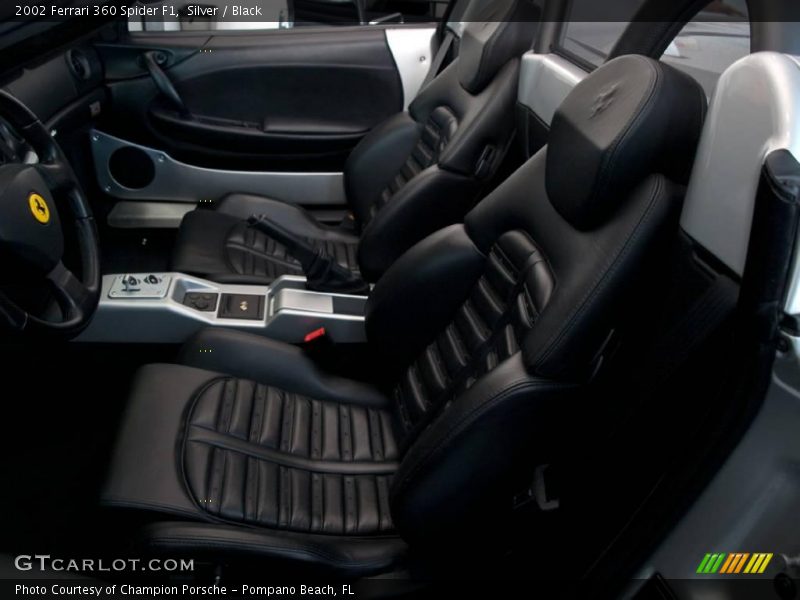 Silver / Black 2002 Ferrari 360 Spider F1