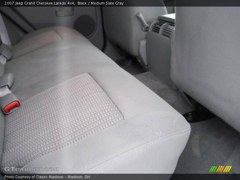 Black / Medium Slate Gray 2007 Jeep Grand Cherokee Laredo 4x4