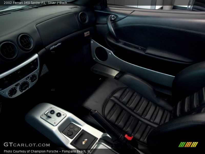 Silver / Black 2002 Ferrari 360 Spider F1