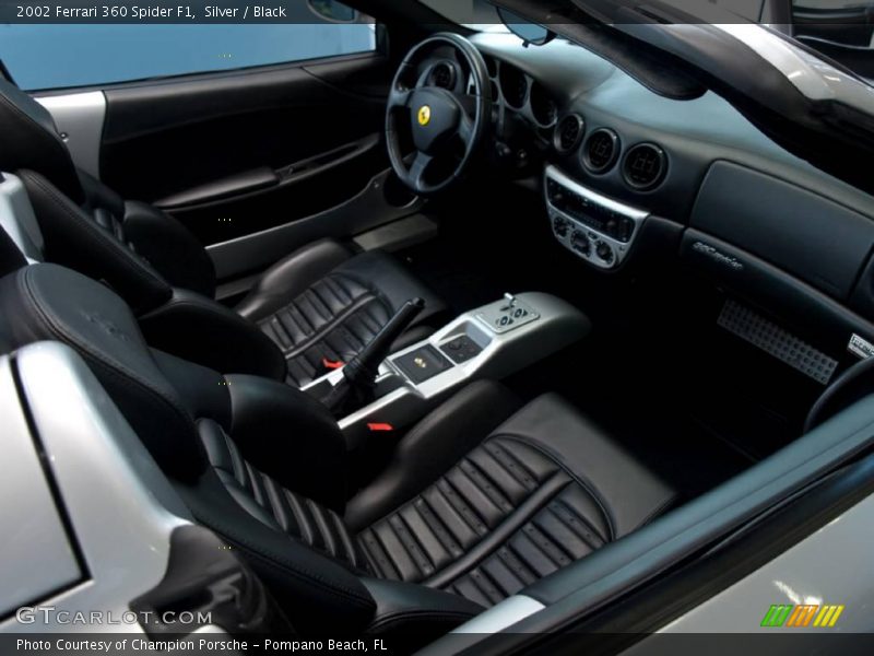  2002 360 Spider F1 Black Interior