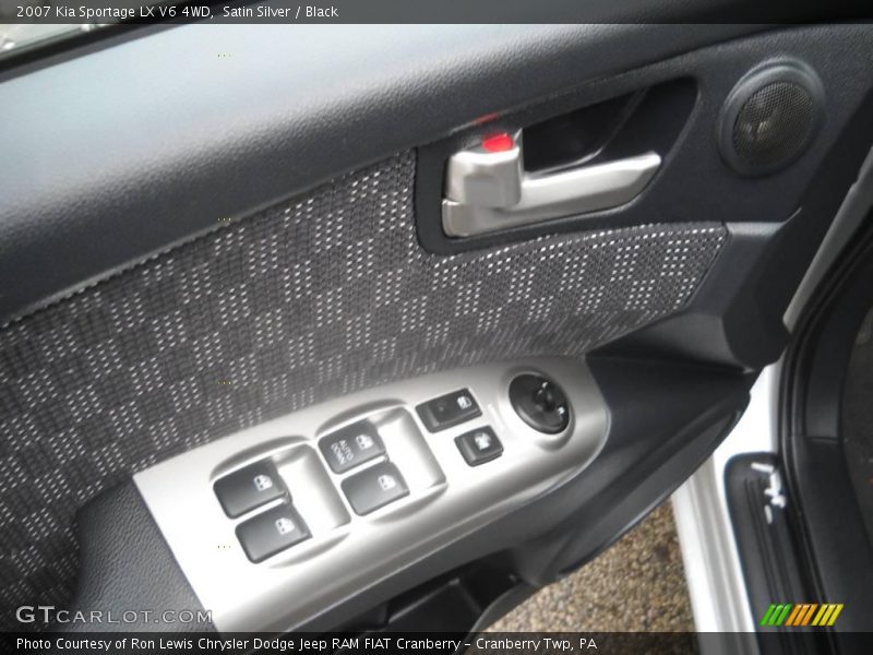 Satin Silver / Black 2007 Kia Sportage LX V6 4WD
