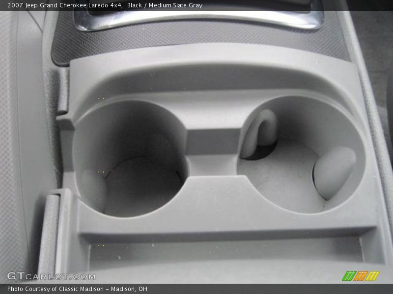 Black / Medium Slate Gray 2007 Jeep Grand Cherokee Laredo 4x4