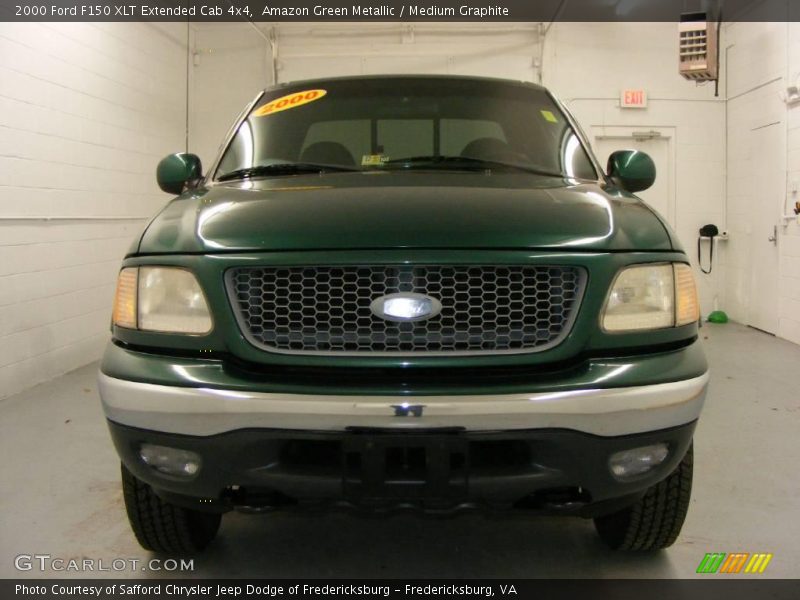 Amazon Green Metallic / Medium Graphite 2000 Ford F150 XLT Extended Cab 4x4