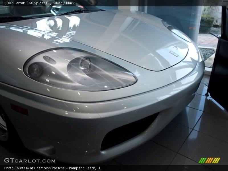 Silver / Black 2002 Ferrari 360 Spider F1