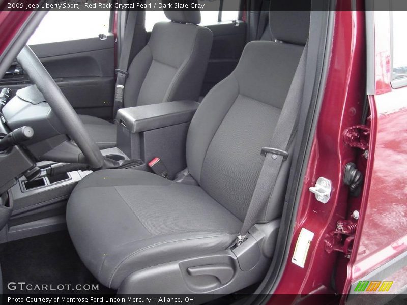 Red Rock Crystal Pearl / Dark Slate Gray 2009 Jeep Liberty Sport