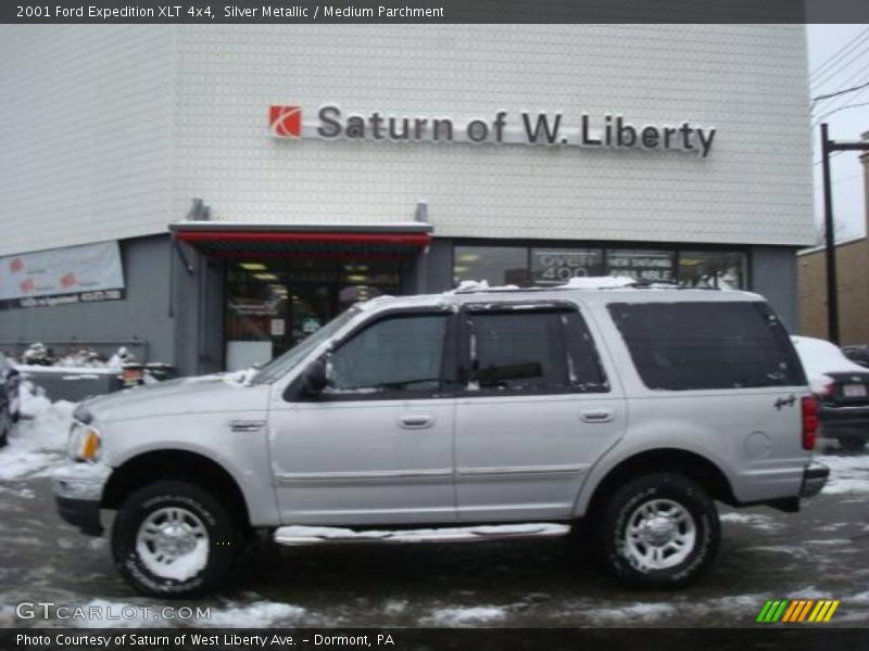 Silver Metallic / Medium Parchment 2001 Ford Expedition XLT 4x4