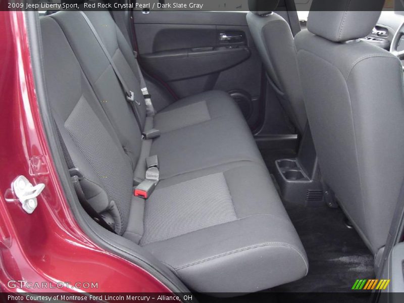 Red Rock Crystal Pearl / Dark Slate Gray 2009 Jeep Liberty Sport