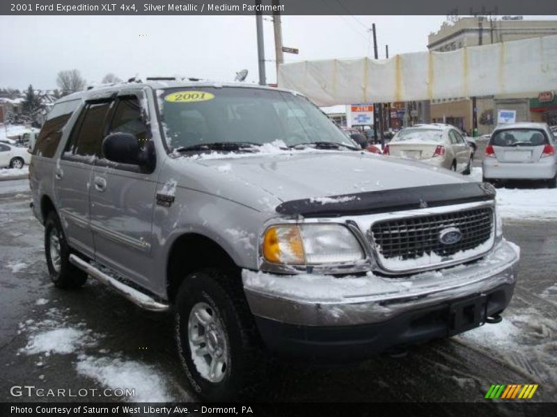 Silver Metallic / Medium Parchment 2001 Ford Expedition XLT 4x4