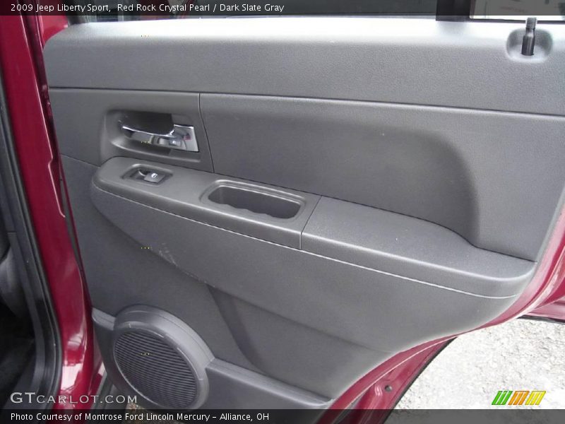 Red Rock Crystal Pearl / Dark Slate Gray 2009 Jeep Liberty Sport
