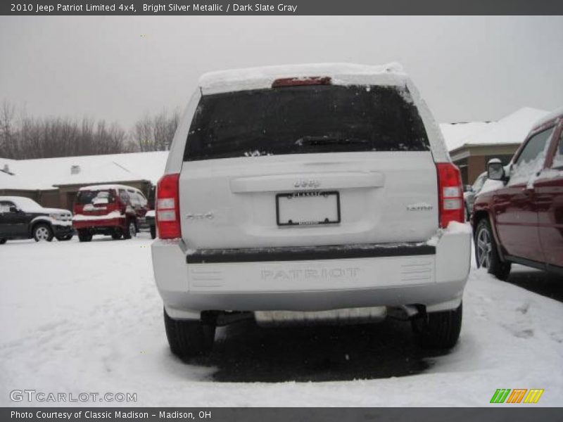Bright Silver Metallic / Dark Slate Gray 2010 Jeep Patriot Limited 4x4