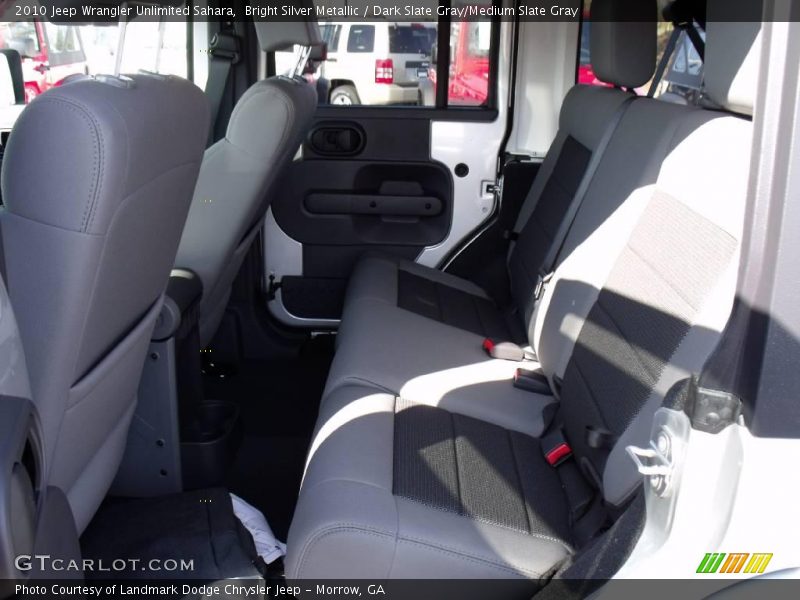 Bright Silver Metallic / Dark Slate Gray/Medium Slate Gray 2010 Jeep Wrangler Unlimited Sahara