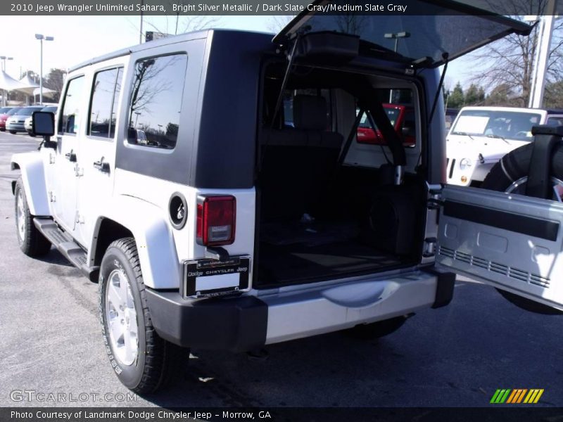 Bright Silver Metallic / Dark Slate Gray/Medium Slate Gray 2010 Jeep Wrangler Unlimited Sahara