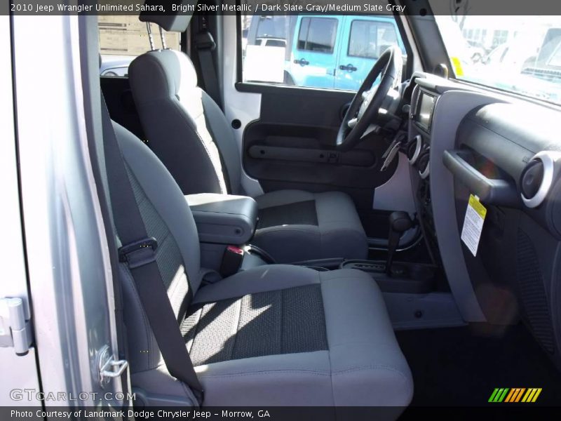 Bright Silver Metallic / Dark Slate Gray/Medium Slate Gray 2010 Jeep Wrangler Unlimited Sahara