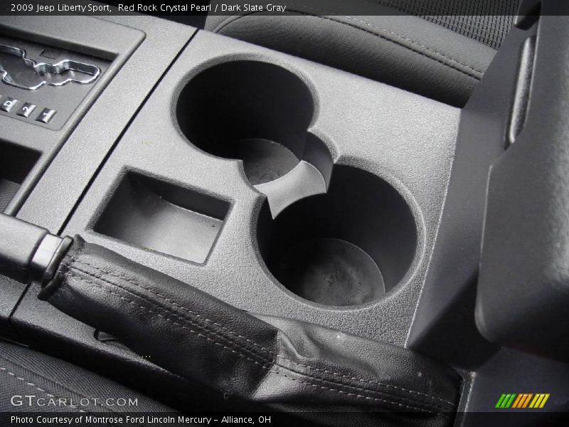 Red Rock Crystal Pearl / Dark Slate Gray 2009 Jeep Liberty Sport