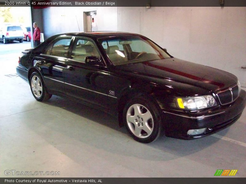 Black Obsidian / Beige 2000 Infiniti Q 45 Anniversary Edition