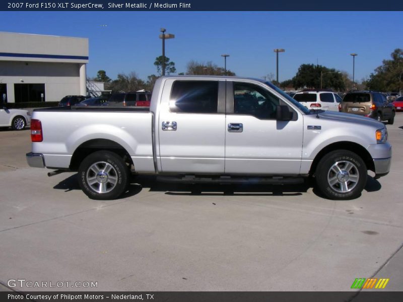 Silver Metallic / Medium Flint 2007 Ford F150 XLT SuperCrew