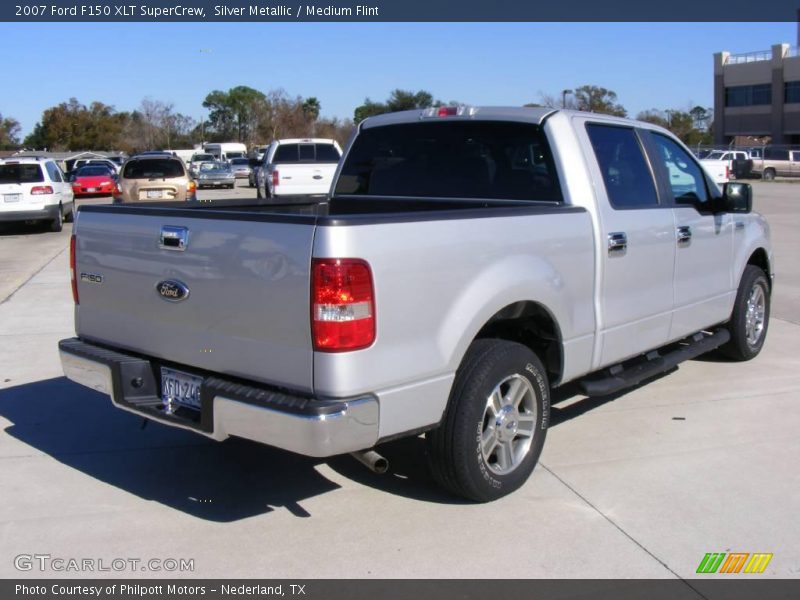 Silver Metallic / Medium Flint 2007 Ford F150 XLT SuperCrew