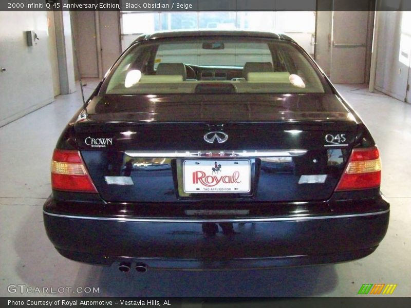 Black Obsidian / Beige 2000 Infiniti Q 45 Anniversary Edition