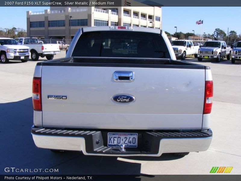 Silver Metallic / Medium Flint 2007 Ford F150 XLT SuperCrew