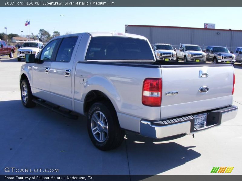 Silver Metallic / Medium Flint 2007 Ford F150 XLT SuperCrew