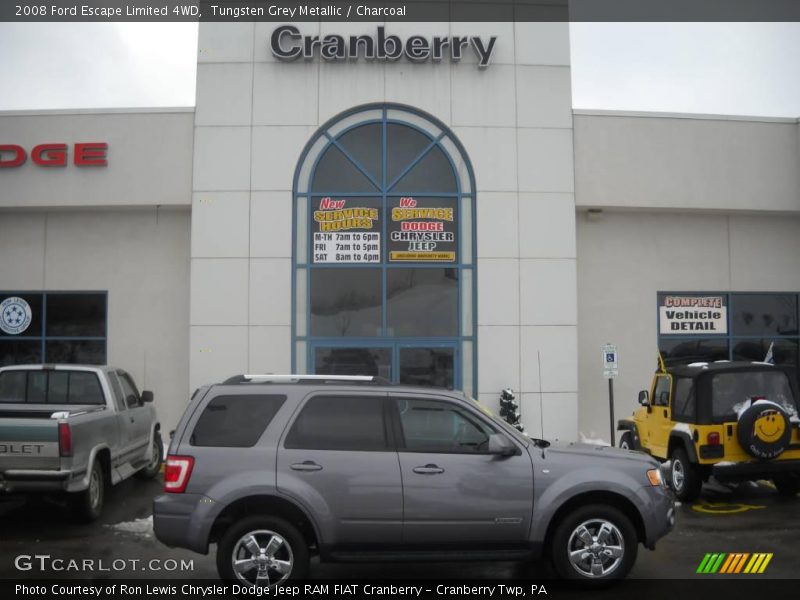 Tungsten Grey Metallic / Charcoal 2008 Ford Escape Limited 4WD