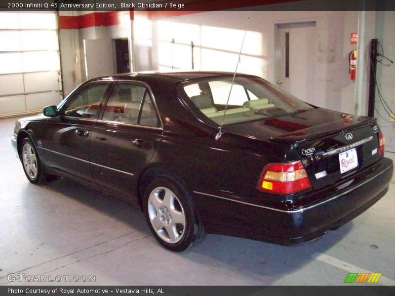Black Obsidian / Beige 2000 Infiniti Q 45 Anniversary Edition