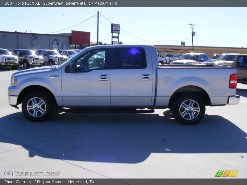 Silver Metallic / Medium Flint 2007 Ford F150 XLT SuperCrew