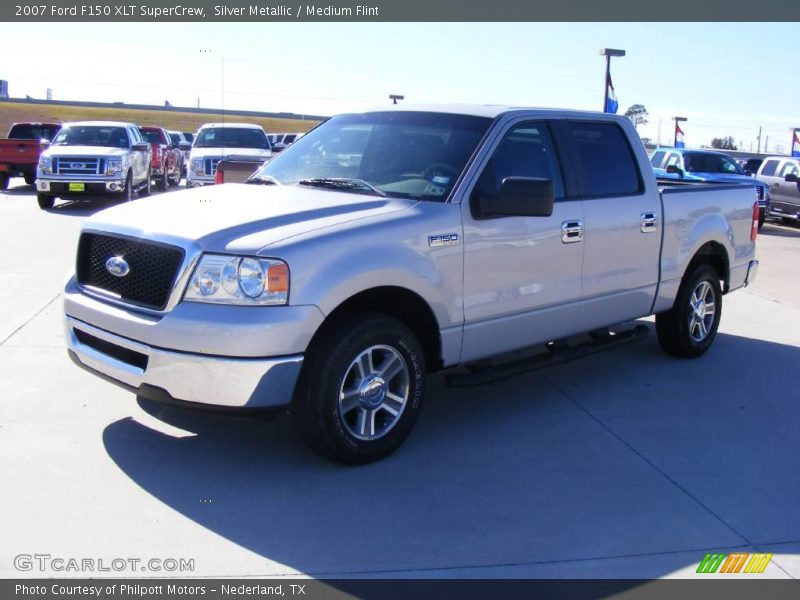 Silver Metallic / Medium Flint 2007 Ford F150 XLT SuperCrew