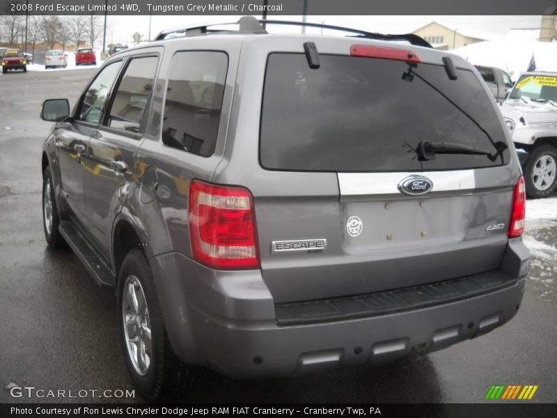 Tungsten Grey Metallic / Charcoal 2008 Ford Escape Limited 4WD