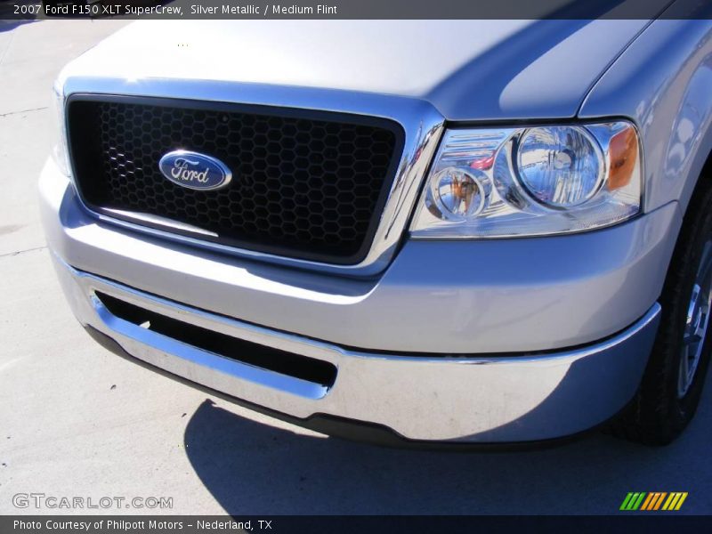 Silver Metallic / Medium Flint 2007 Ford F150 XLT SuperCrew