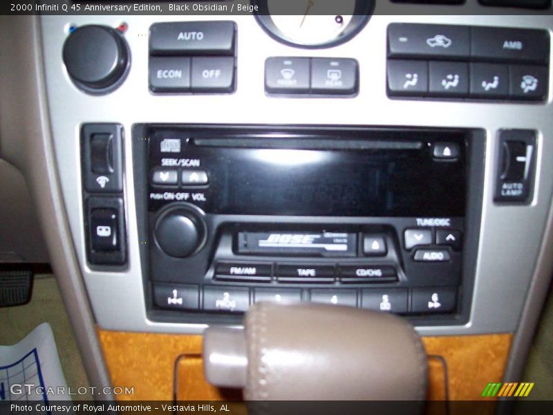 Black Obsidian / Beige 2000 Infiniti Q 45 Anniversary Edition