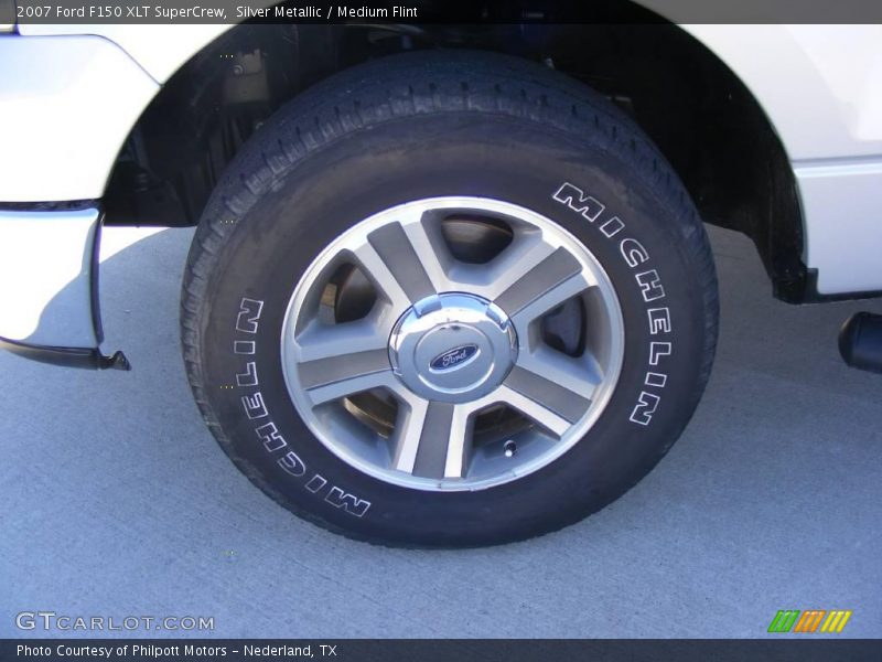 Silver Metallic / Medium Flint 2007 Ford F150 XLT SuperCrew