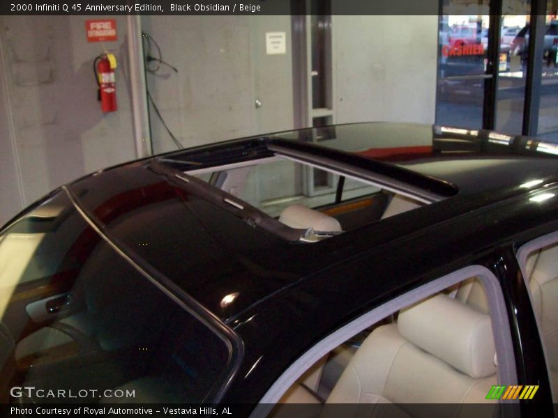 Black Obsidian / Beige 2000 Infiniti Q 45 Anniversary Edition