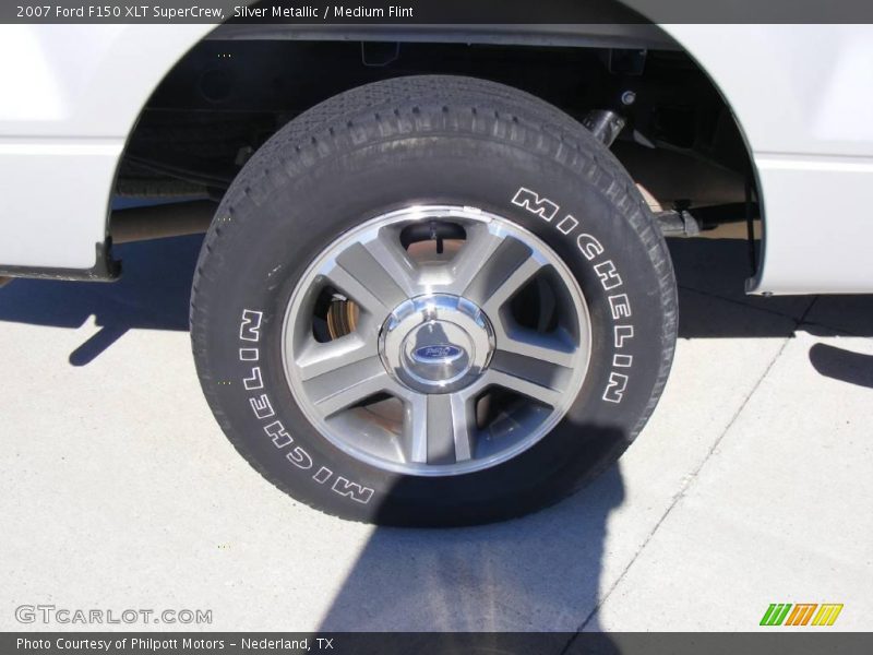 Silver Metallic / Medium Flint 2007 Ford F150 XLT SuperCrew