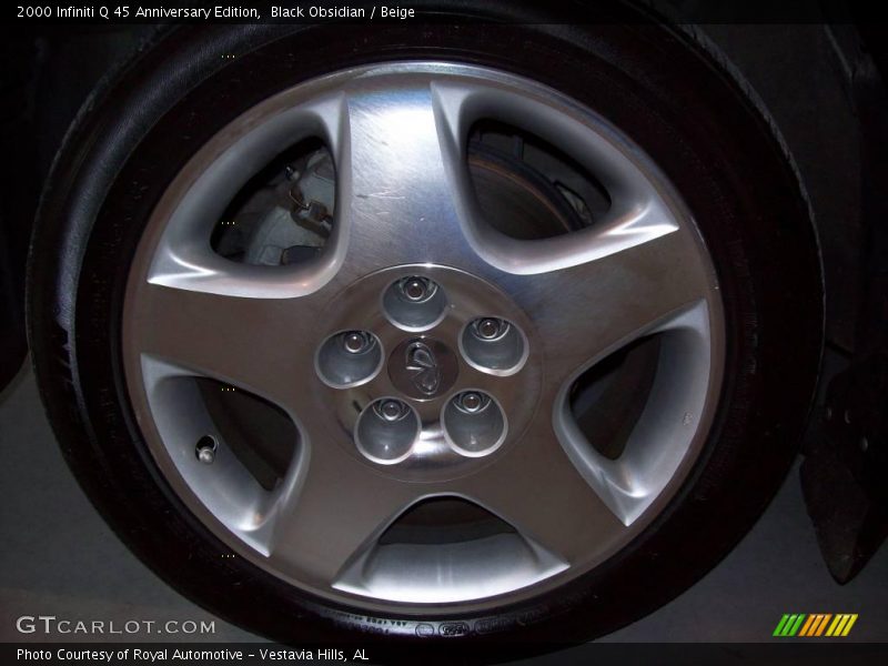 Black Obsidian / Beige 2000 Infiniti Q 45 Anniversary Edition