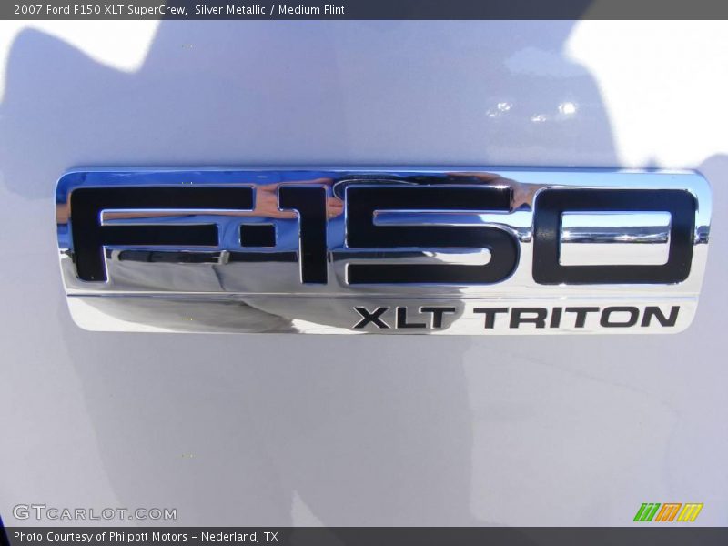Silver Metallic / Medium Flint 2007 Ford F150 XLT SuperCrew