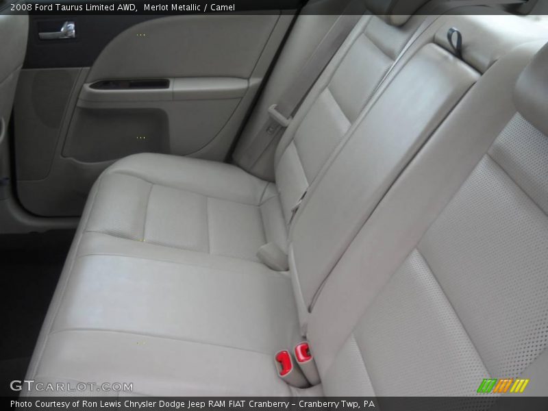 Merlot Metallic / Camel 2008 Ford Taurus Limited AWD