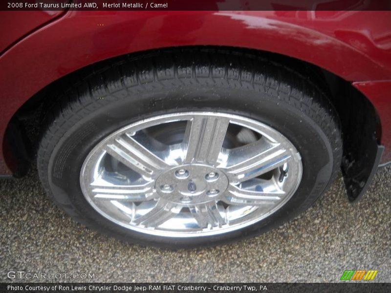 Merlot Metallic / Camel 2008 Ford Taurus Limited AWD