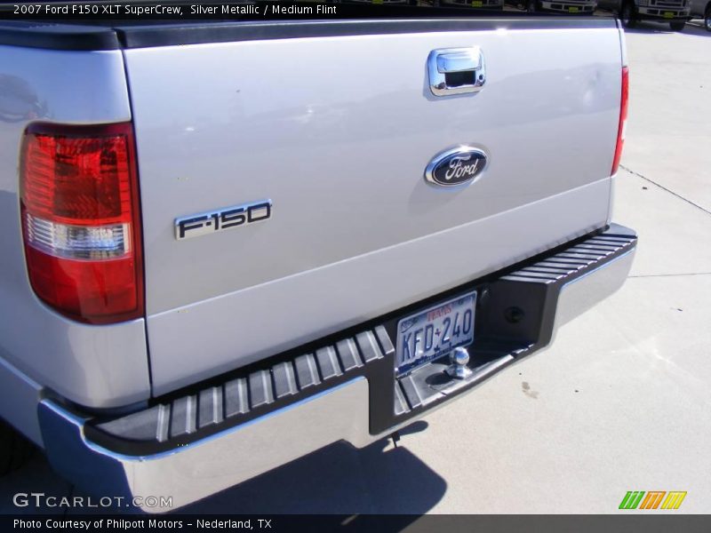 Silver Metallic / Medium Flint 2007 Ford F150 XLT SuperCrew