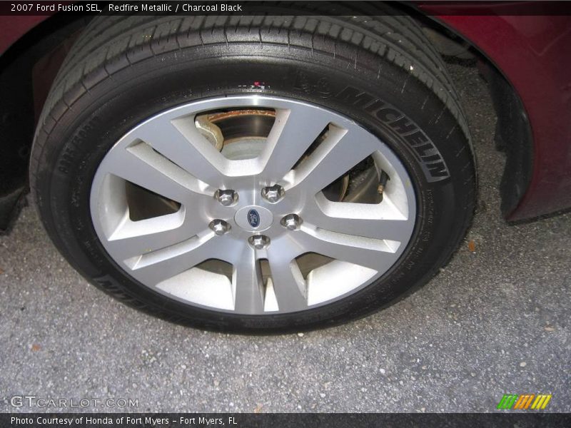 Redfire Metallic / Charcoal Black 2007 Ford Fusion SEL