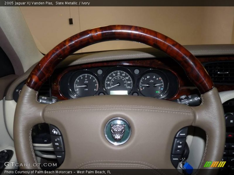 Slate Metallic / Ivory 2005 Jaguar XJ Vanden Plas
