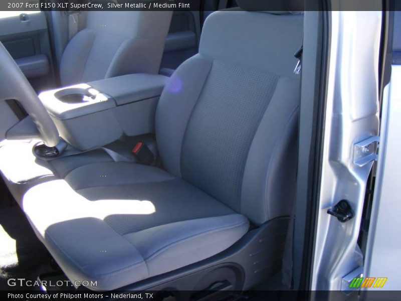 Silver Metallic / Medium Flint 2007 Ford F150 XLT SuperCrew