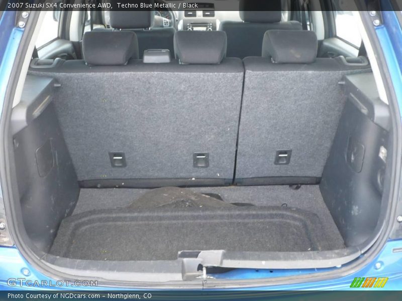 Techno Blue Metallic / Black 2007 Suzuki SX4 Convenience AWD