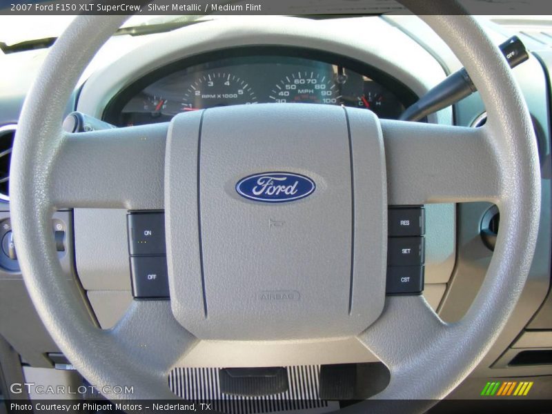 Silver Metallic / Medium Flint 2007 Ford F150 XLT SuperCrew
