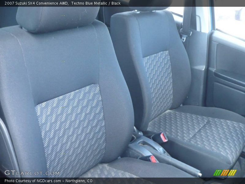 Techno Blue Metallic / Black 2007 Suzuki SX4 Convenience AWD